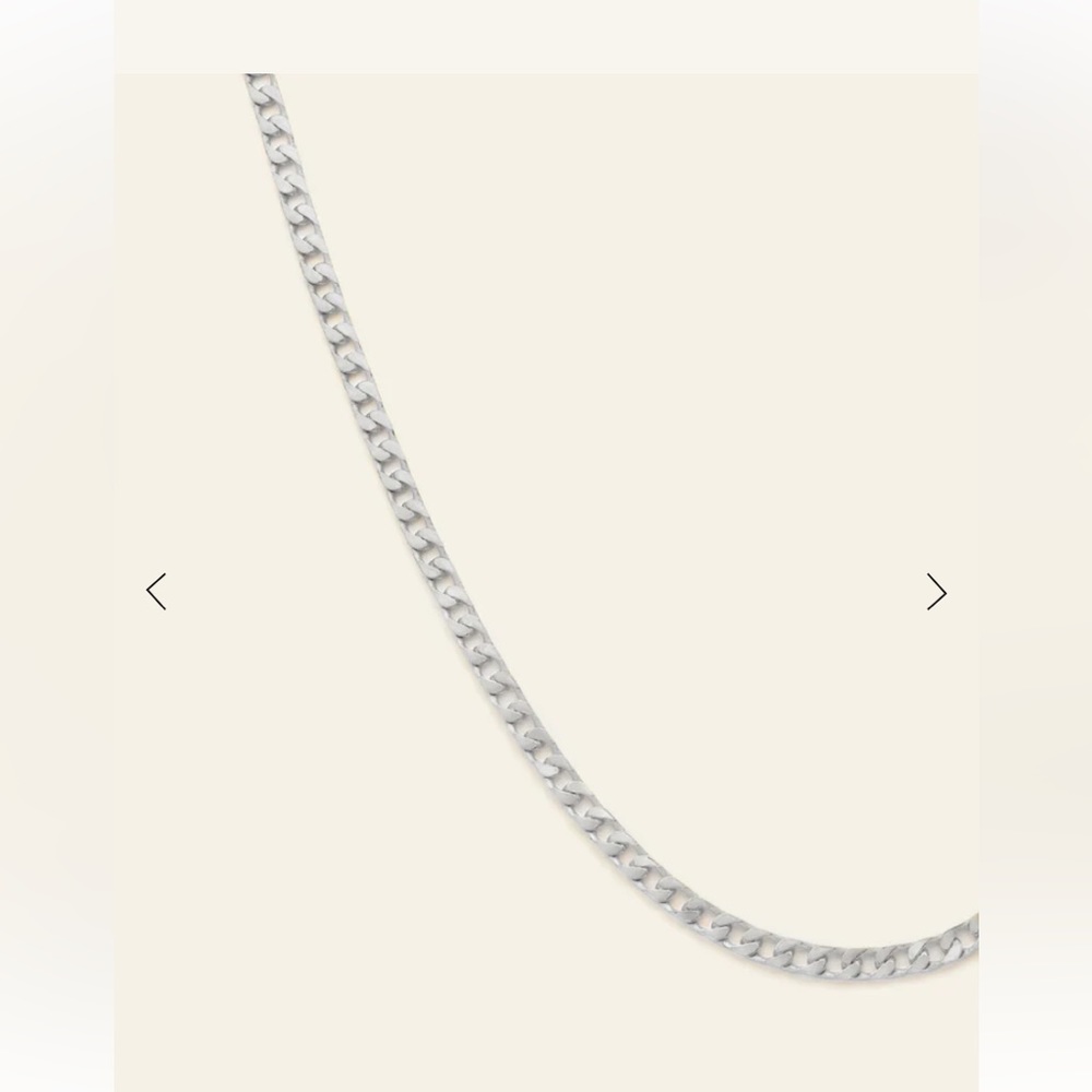 Melanie Auld Curb Chain Silver